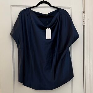 Universal Standard Deep Blue Blouse